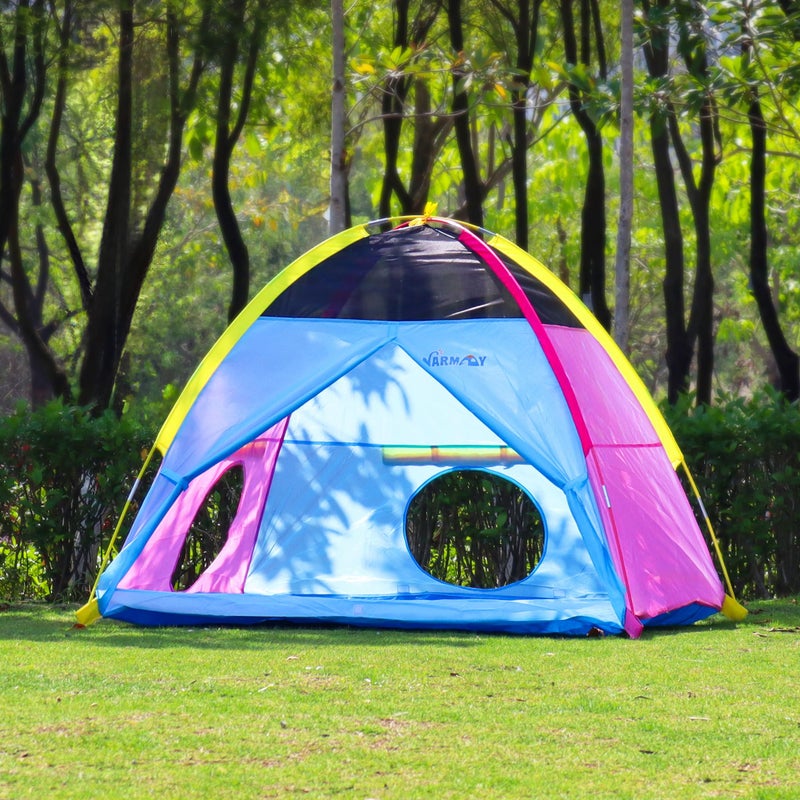 NARMAYÂ® Play Tent Easy Joy Dome Tent for Kids Indoor/Outdoor Fun - 60 x 60 x 44 inch - Image 2